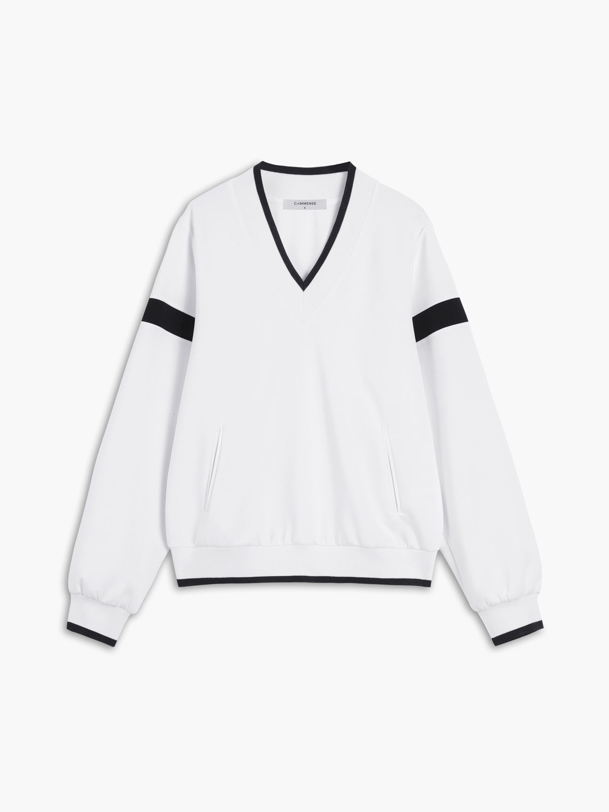 Kontrast Detaylı Büyük Beden Sweatshirt