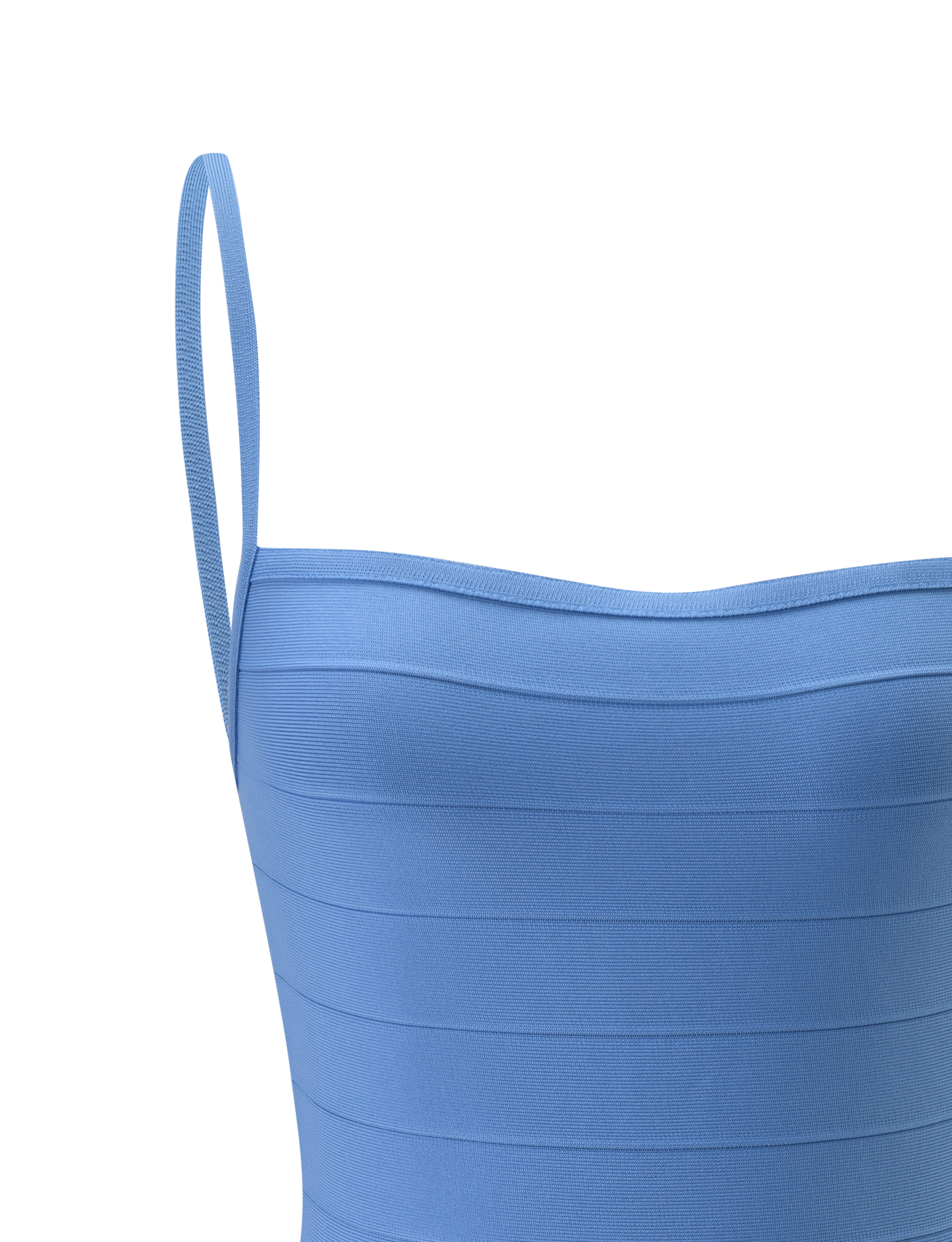 MIDORI BANDAGE ELBİSE - MAVİ