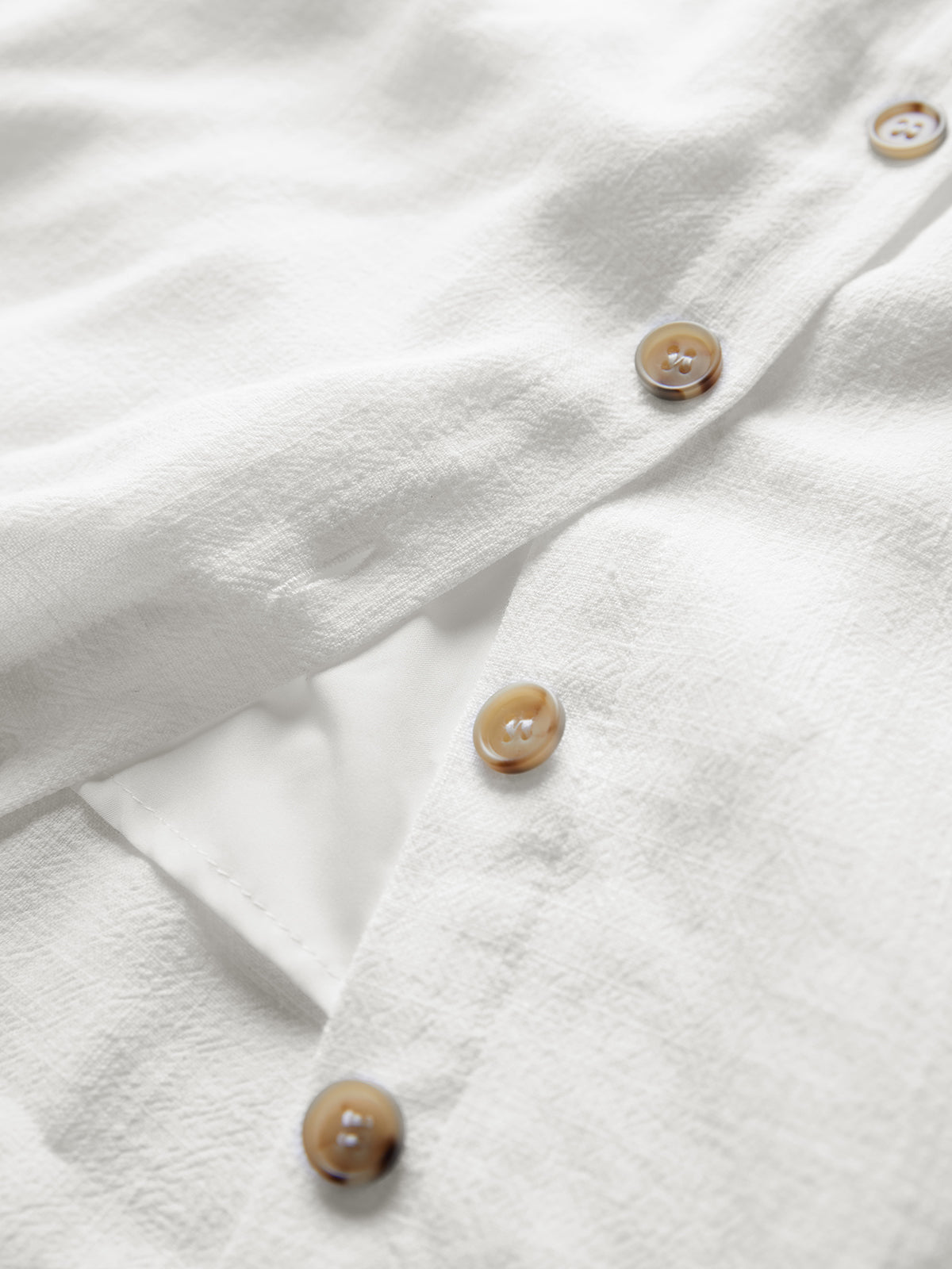 Darling Linen Düz Mini Elbise