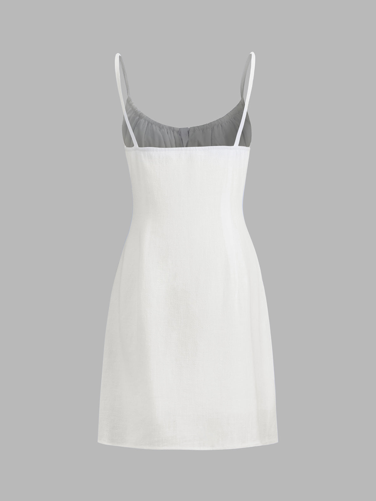Darling Linen Düz Mini Elbise