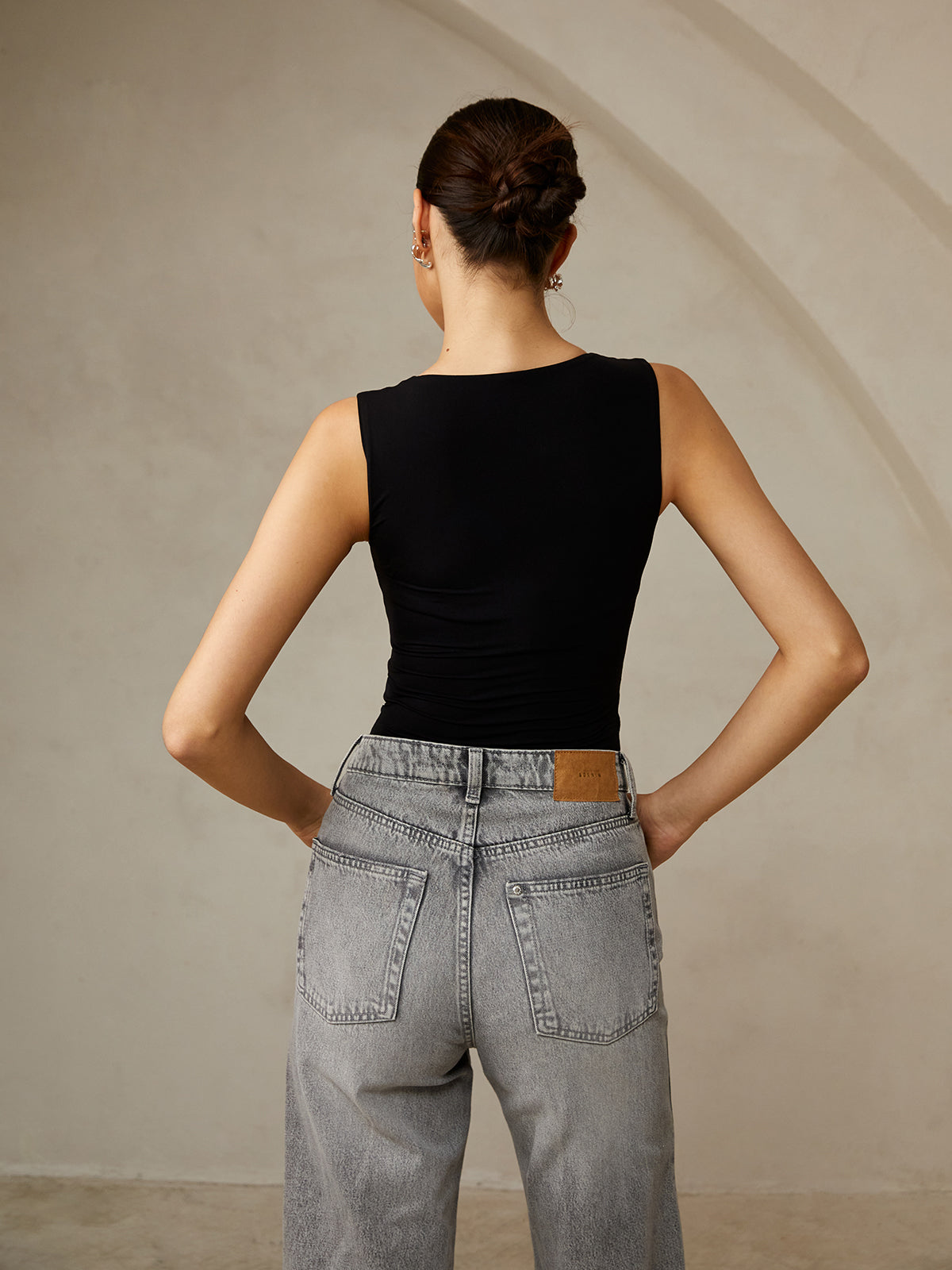 Günlük Sade Askılı Bluz