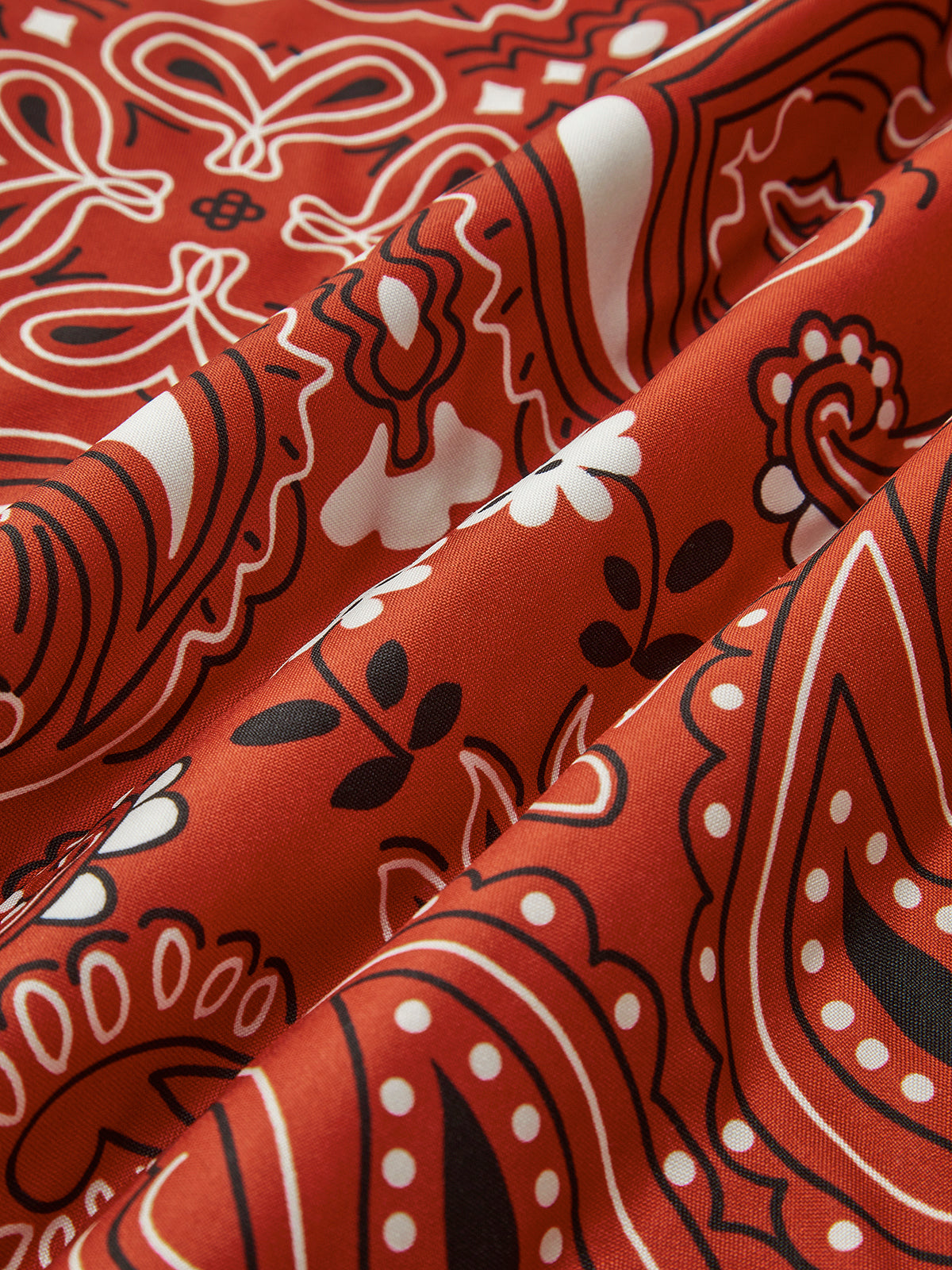 Paisley Desenli Önden Bağlamalı Yelek