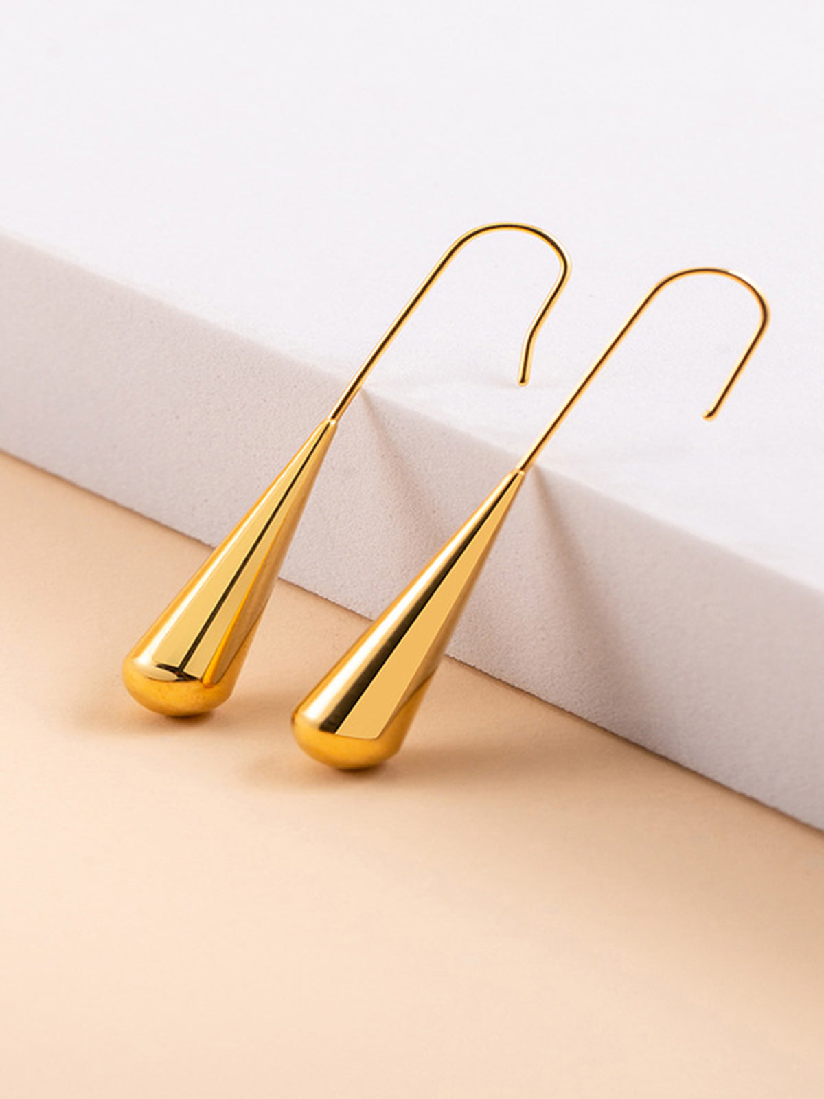 Minimalist Su Damlası Kolye Küpe
