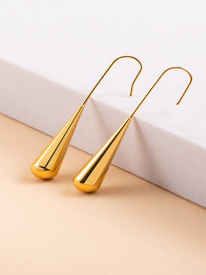 Minimalist Su Damlası Kolye Küpe