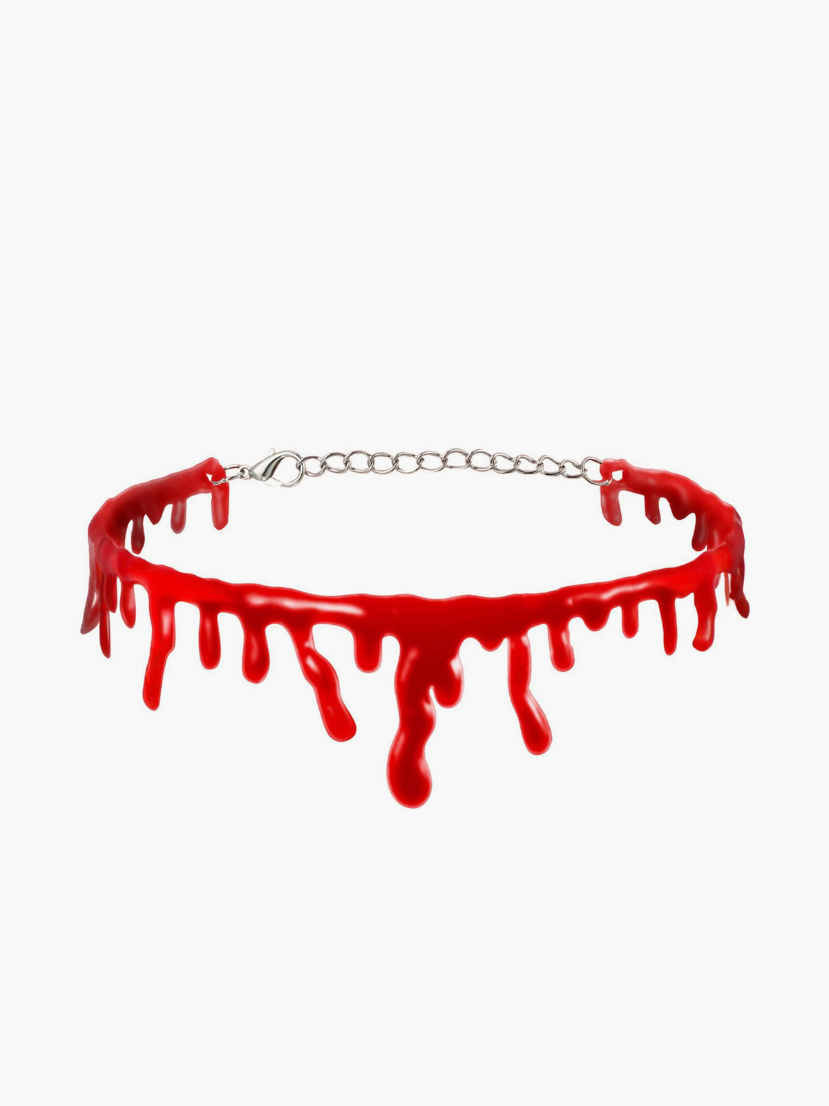 Halloween Taklit Kan Damlayan Gerdanlık Kolye