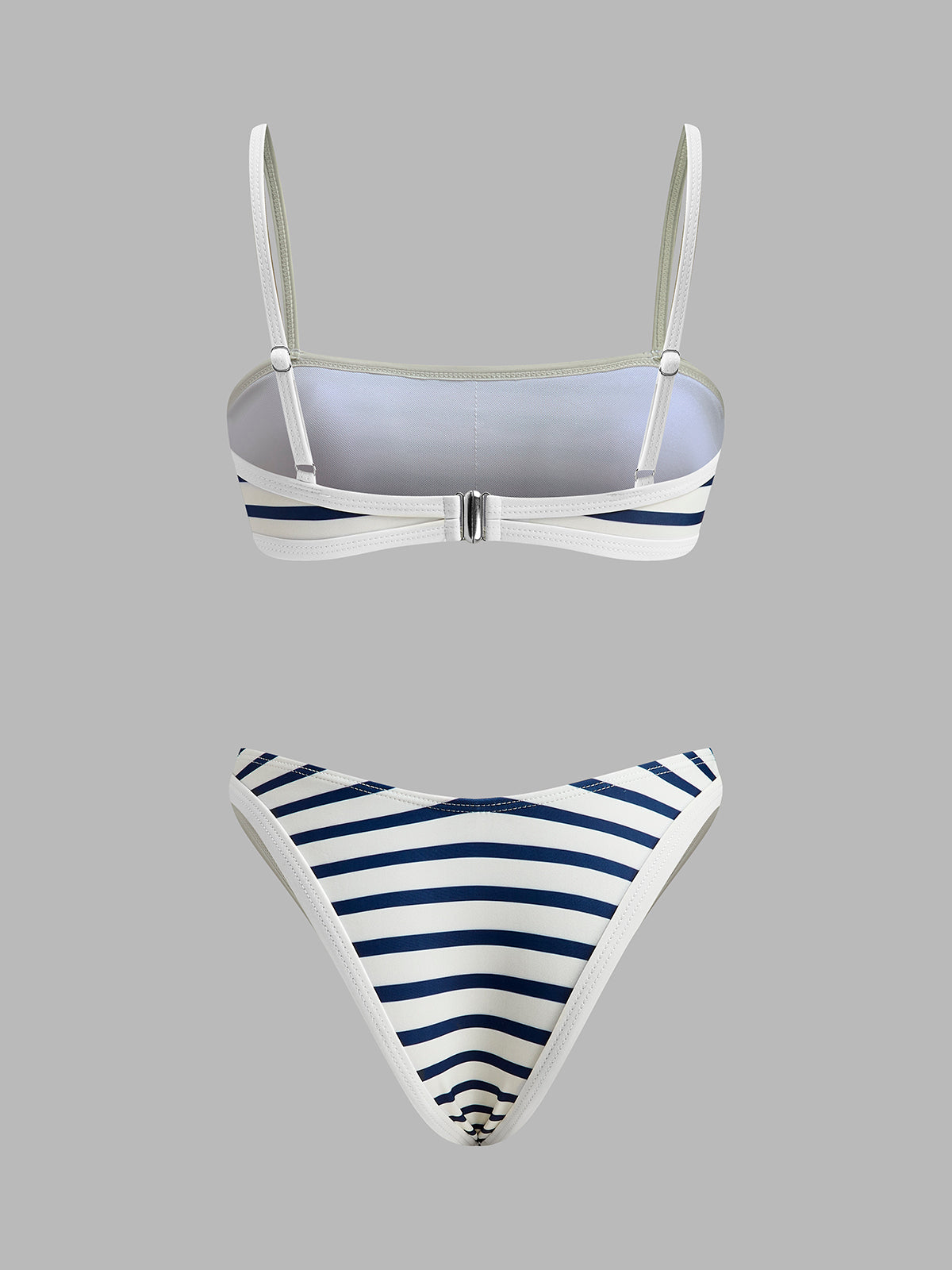 Denizci Çizgili Yüksek Kesimli Bikini