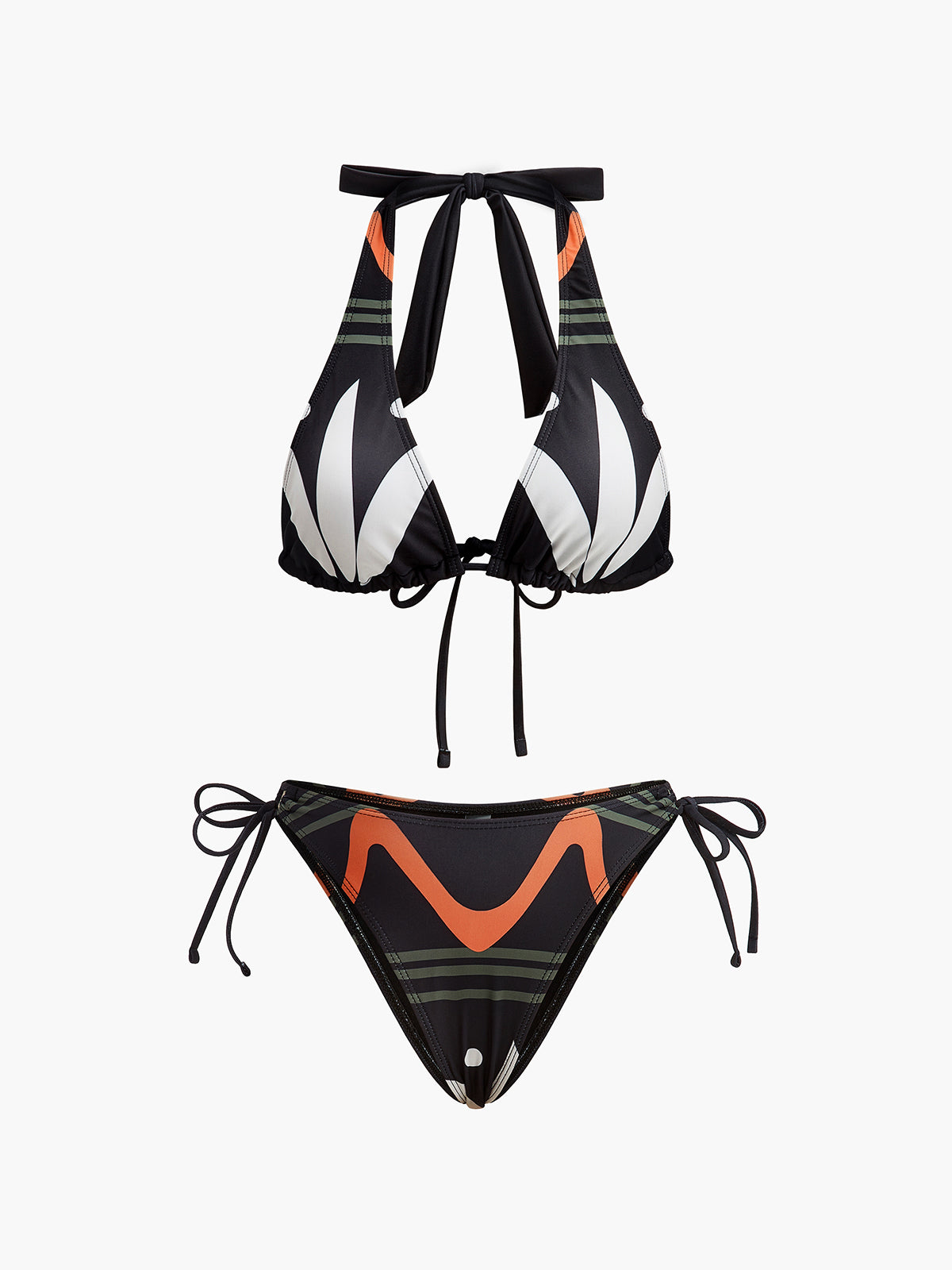 Askılı, Arkadan Bağlamalı Bikini Takımı