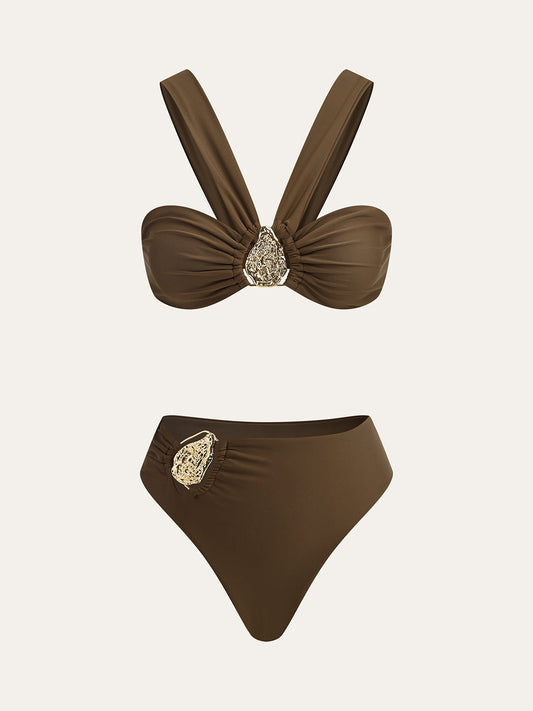 Metal Dekorlu Bikini Takımı