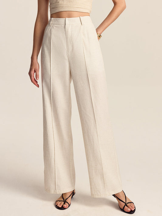 Tencel-Keten Karışımı Pantolon