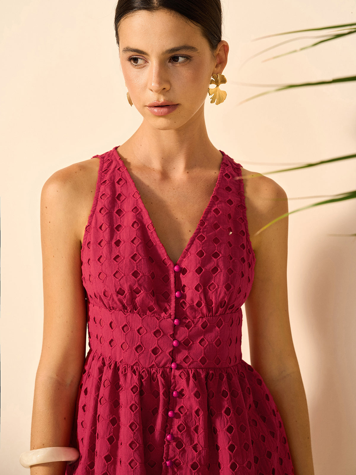 Dantelli Peplum Üst Ve Şort Takımı