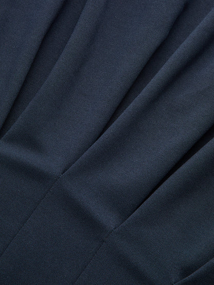 Geniş Kemerli Kayık Yaka Peplum Sweatshirt