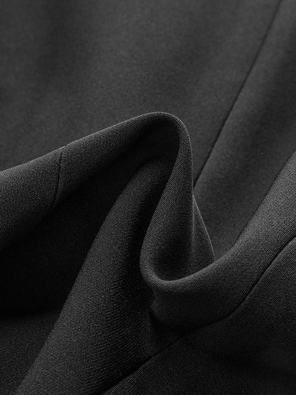 Metal Detaylı, Çiçek Motifli, Fener Kollu Blazer Ceket.