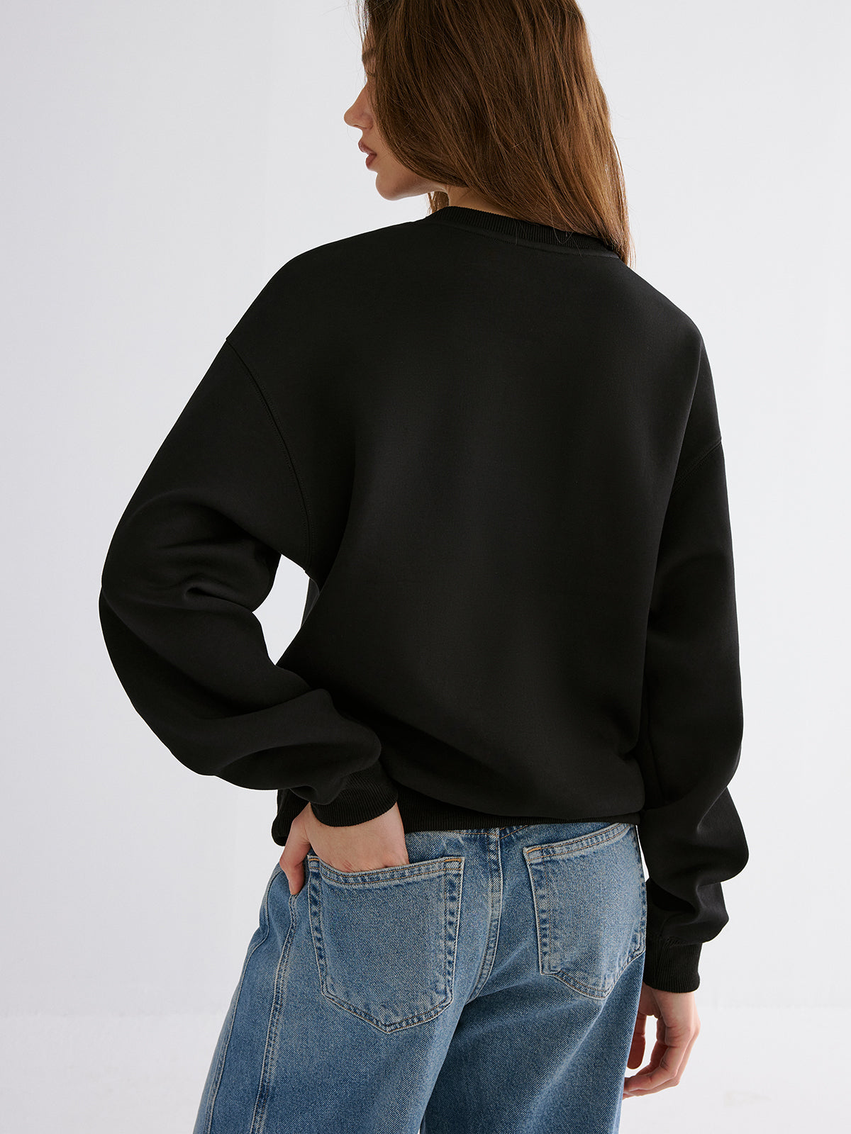 Altın Zincir İşlemeli Sweatshirt