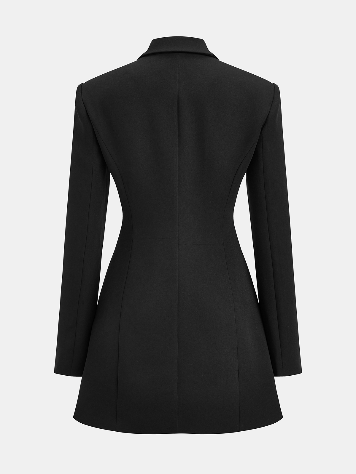 Düğmeli Yakalı Özel Dikim Blazer Elbise