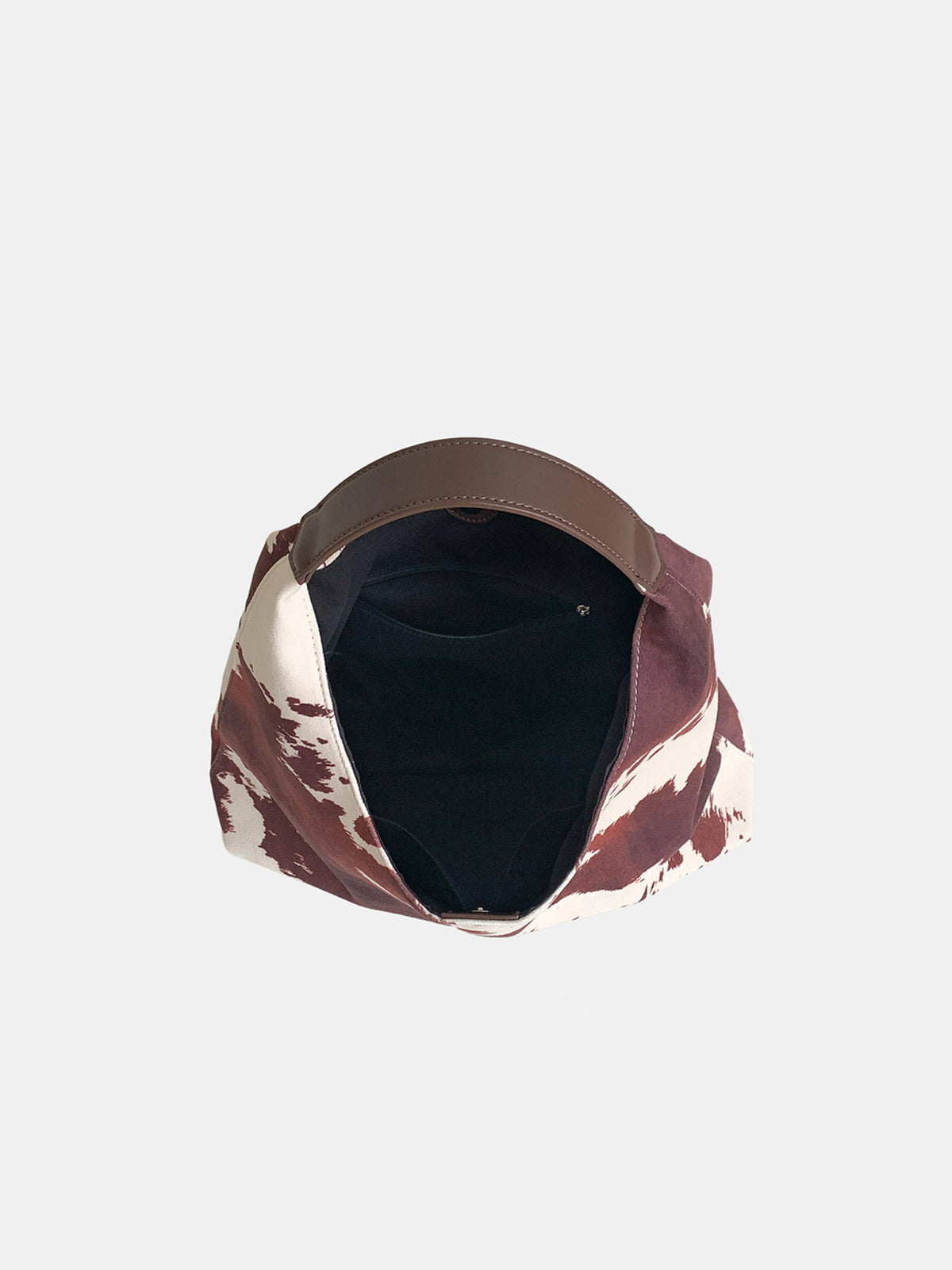 İnek Desenli Hobo Çanta