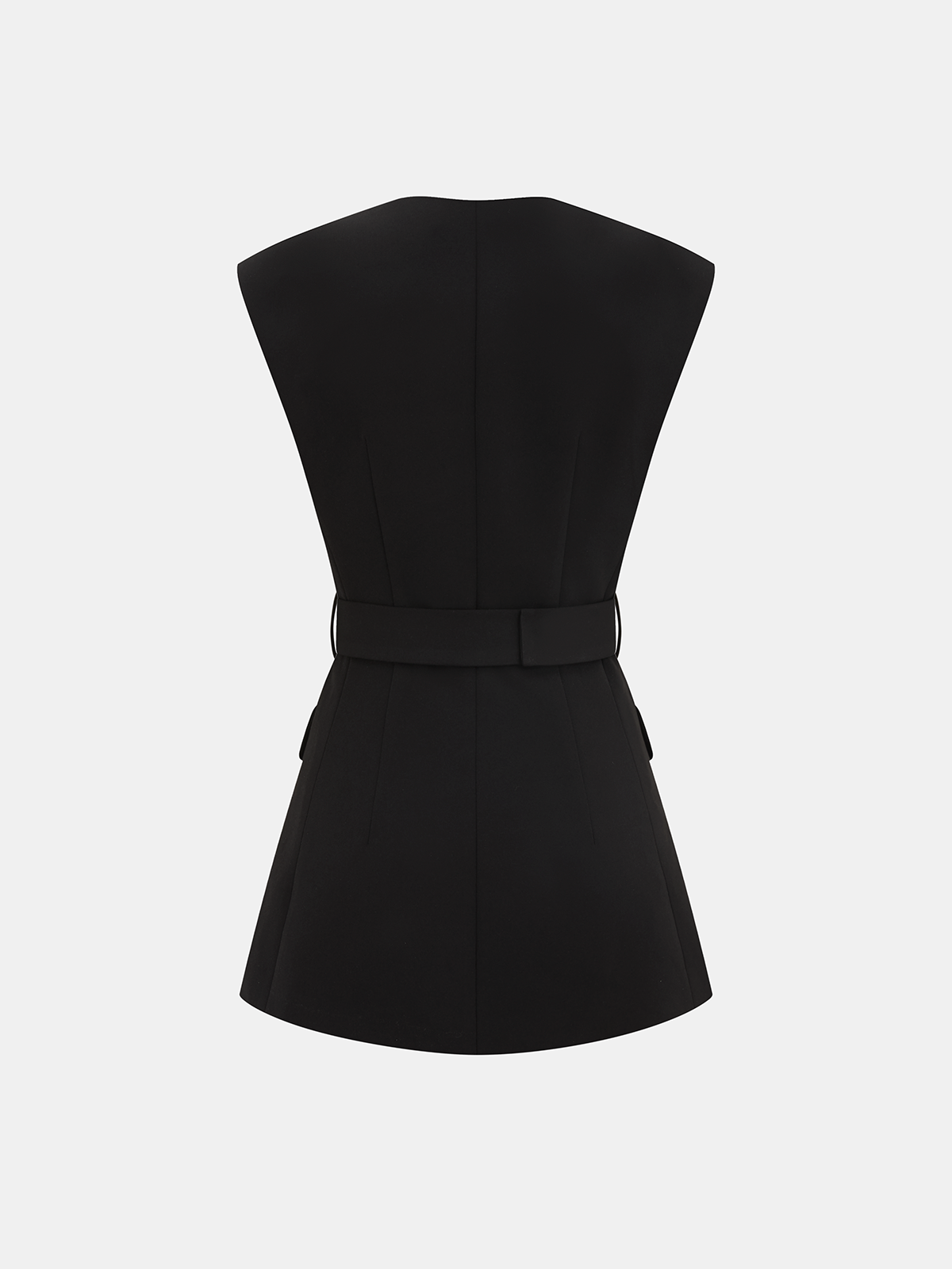 Kolsuz Kemerli Blazer Yelek