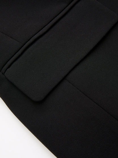 Kolsuz Kemerli Blazer Yelek