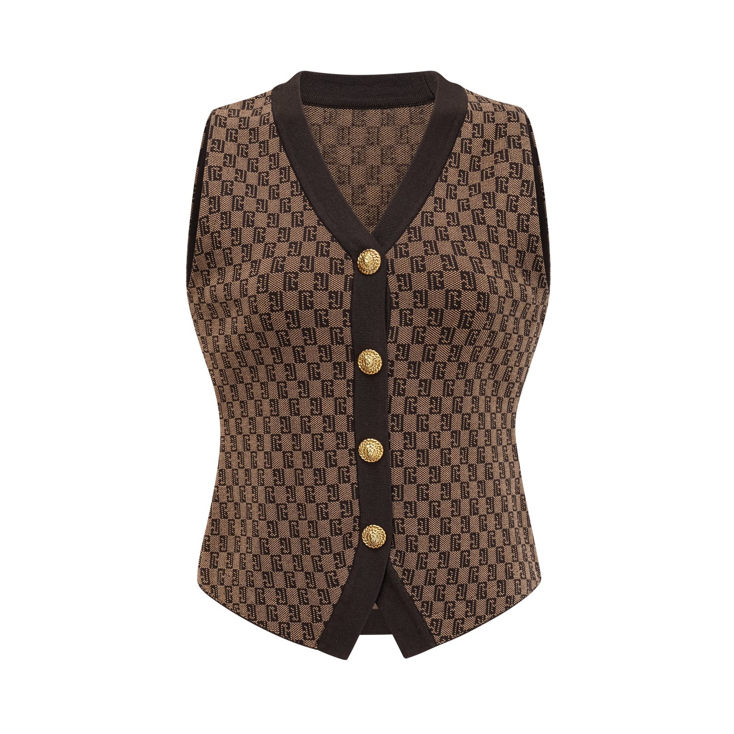 Cyrielle Monogram Jakarlı Üst ve Pantolon Takımı