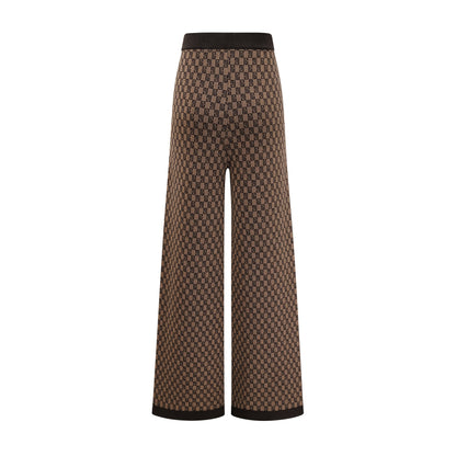 Cyrielle Monogram Jakarlı Üst ve Pantolon Takımı