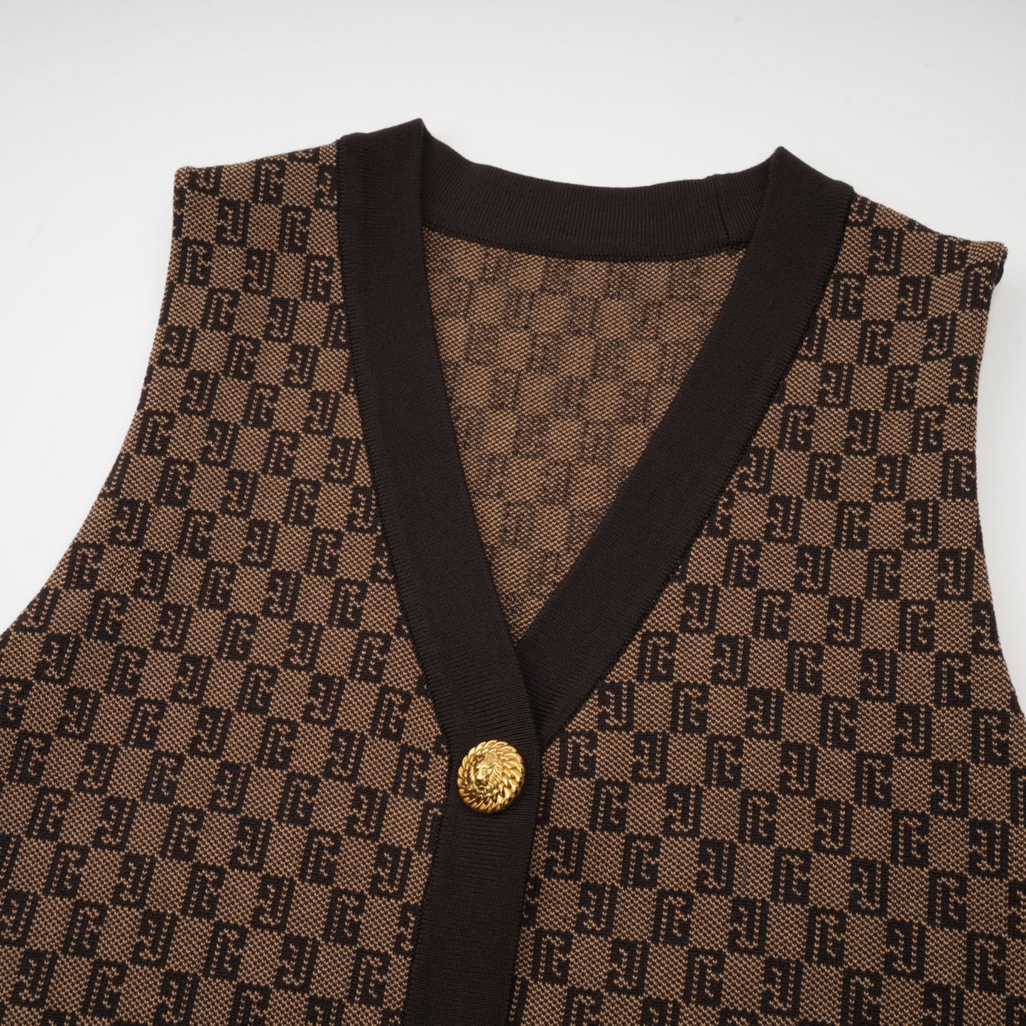 Cyrielle Monogram Jakarlı Üst ve Pantolon Takımı
