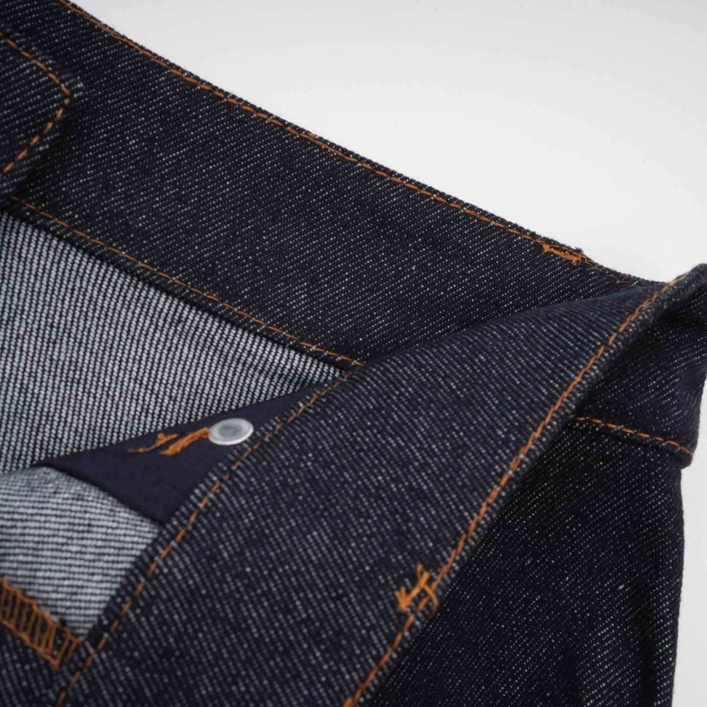 Florence Indigo Mavi Fırfırlı Denim Mini Etek