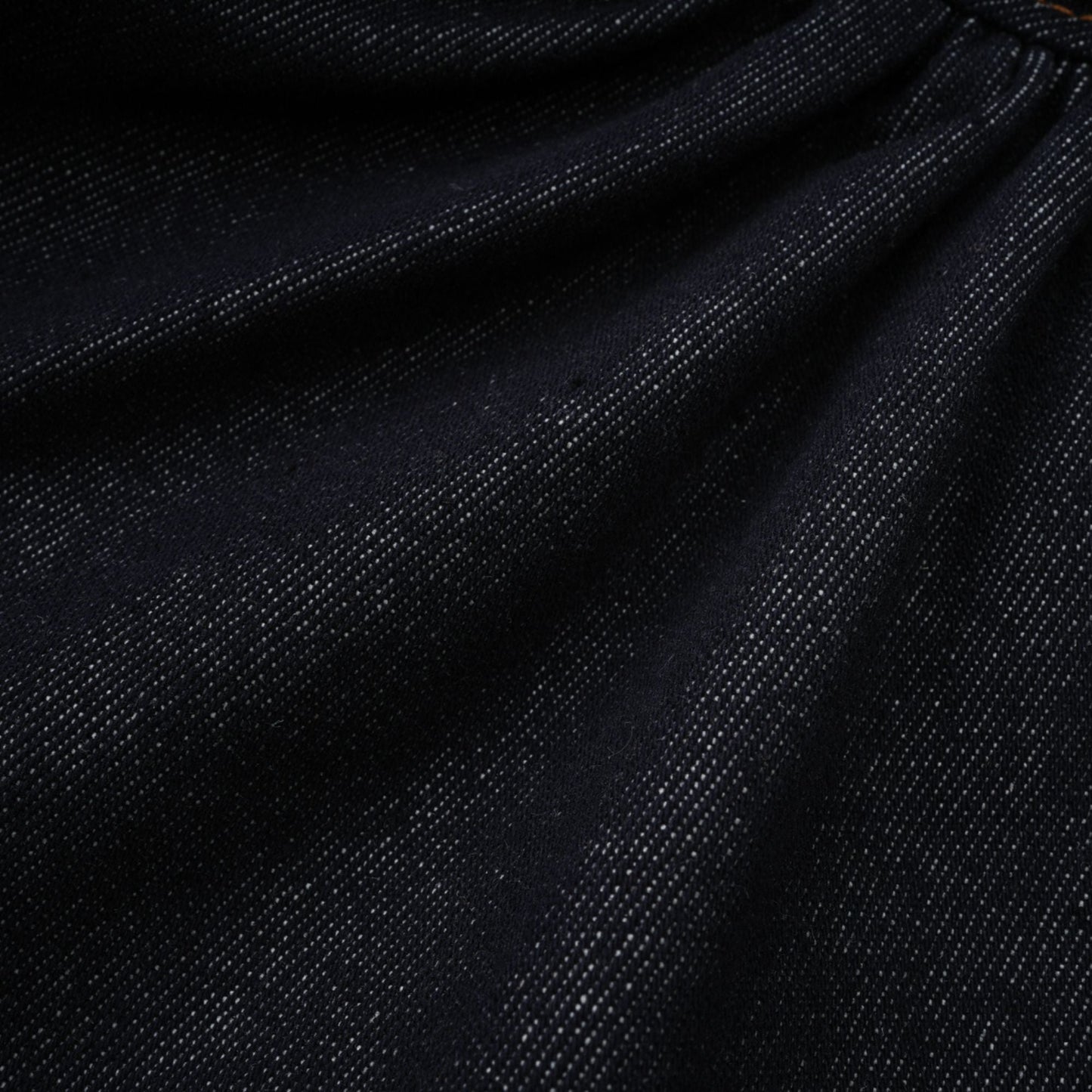 Florence Indigo Mavi Fırfırlı Denim Mini Etek