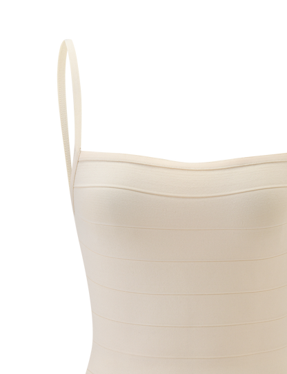 MIDORI BANDAGE ELBİSE - KREM
