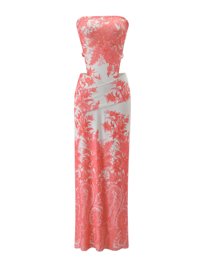 POPPI MAXI ELBİSE - MERCAN GOBLEN