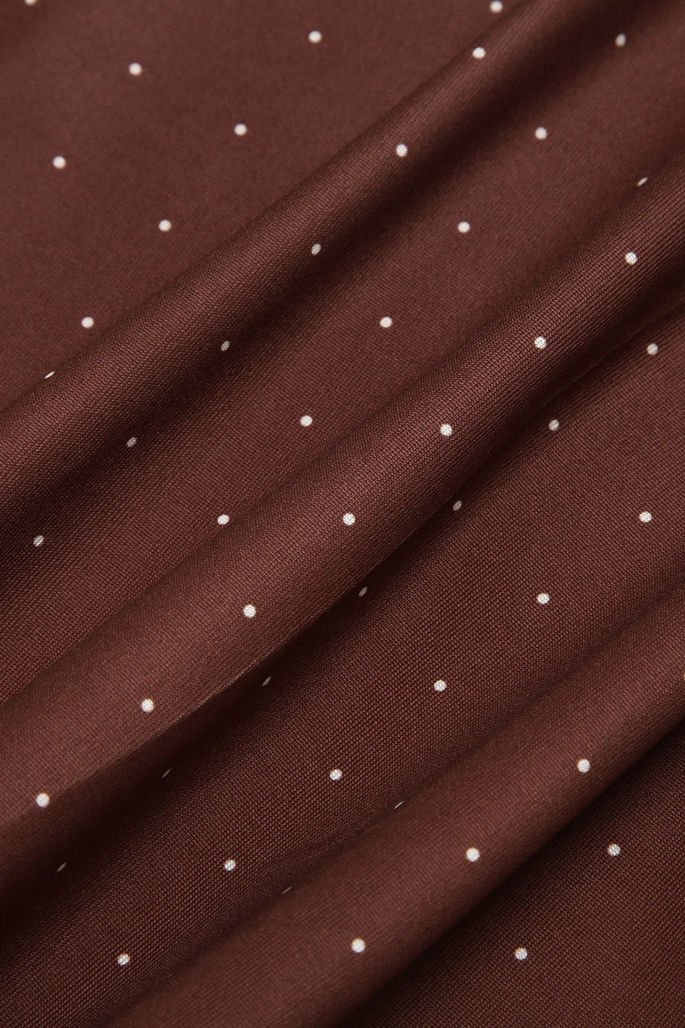 Puantiyeli Renk Bloklu Sırt Dekolteli Halter Crop Üst
